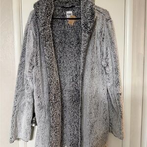 Victoria's Secret Cozy Gray Teddy Jacket